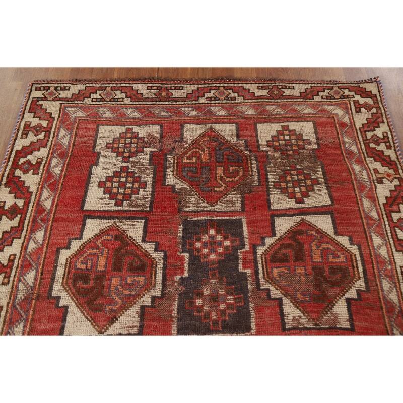 Lori Persian Antique Area Rug Handmade Wool Carpet - 4'3"x 7'5"