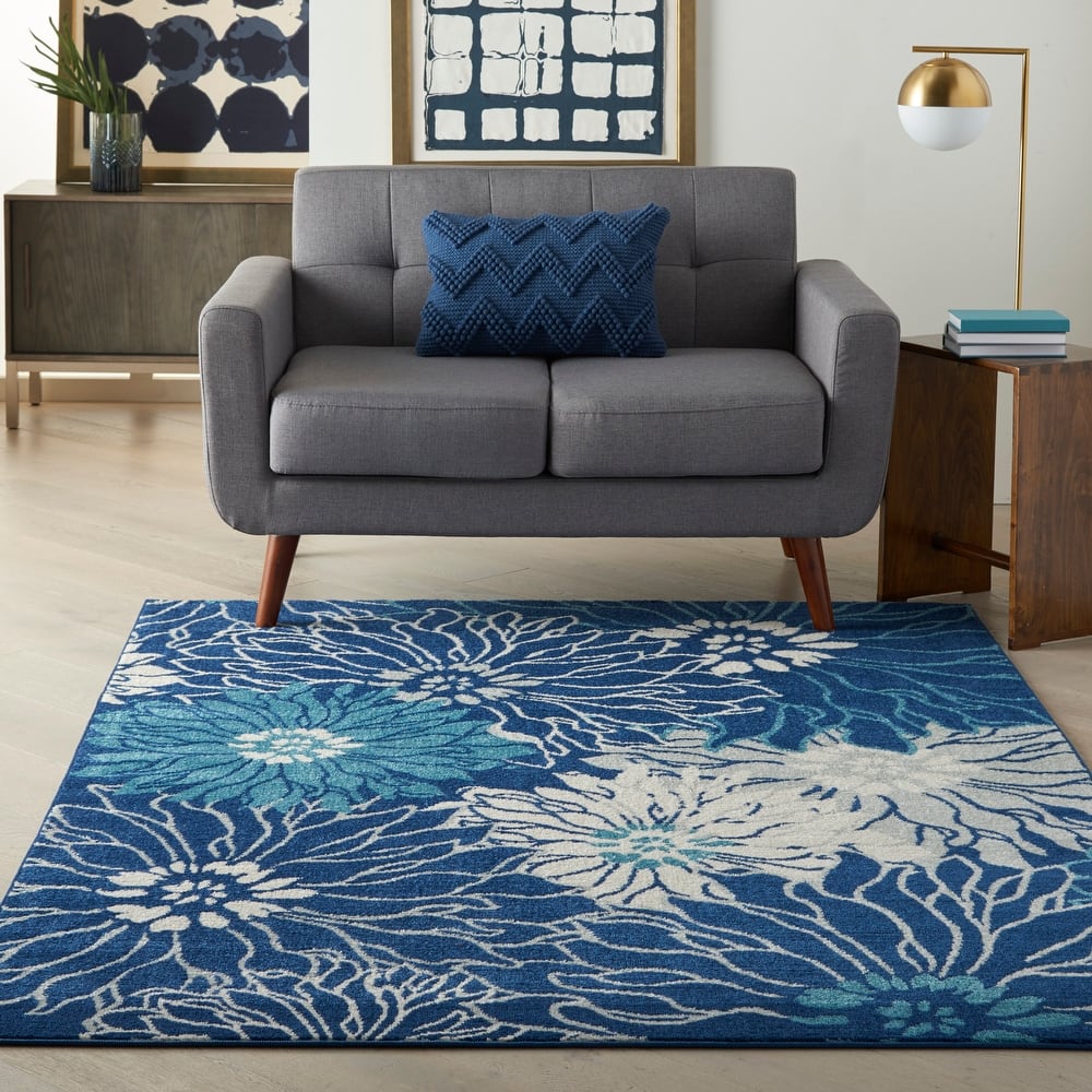 Nourison Passion Abstract Modern Floral Area Rug