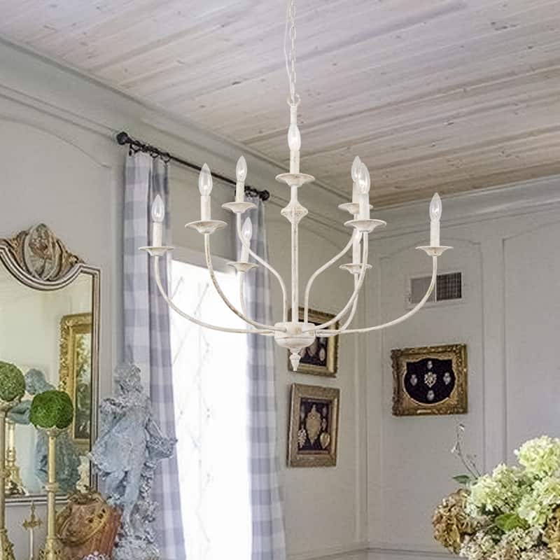 Maxax 9 - Light Candle Style Classic / Traditional Chandelier