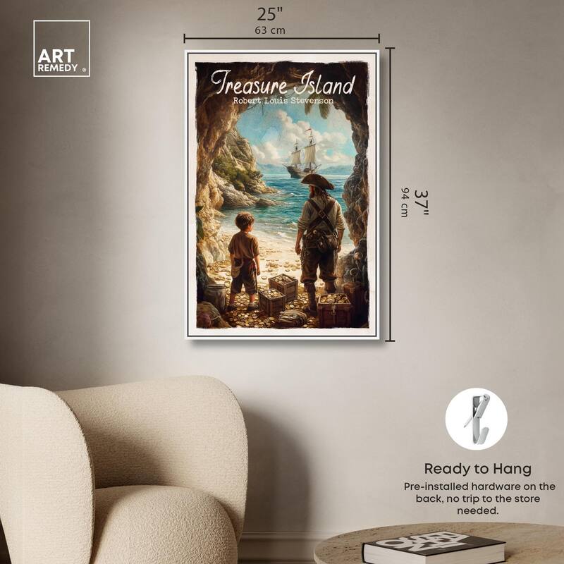 Treasure Island Classic Canvas by Art Remedy