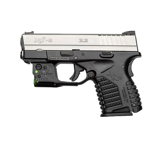 Viridian Reactor 5 Green Laser Sight For Springfield Xds Featuring Ecr Includes Hybrid Belt Holster