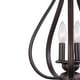 preview thumbnail 5 of 11, Vaxcel Lighting Monrovia 3 Light Mini Foyer Pendant
