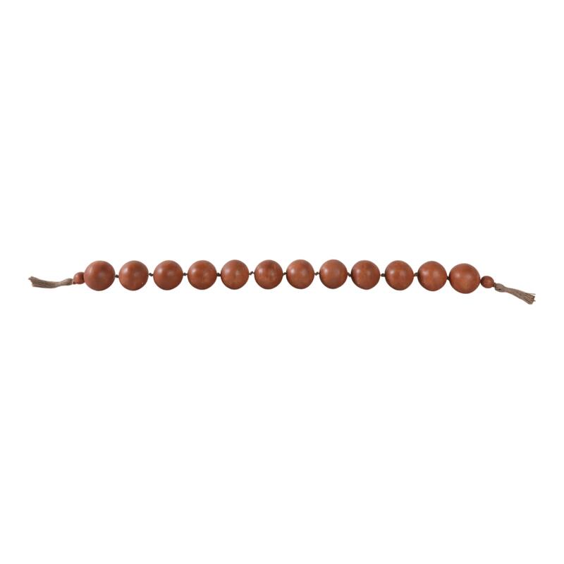 Ecomix Jute Decorative Garland with Tassels Bartholomew - 3" Brown - 53" x 3" x 3"