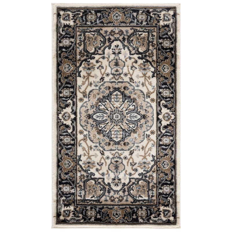 SAFAVIEH Lyndhurst Armida Traditional Oriental Rug - 2'3" x 4' - Cream/Navy