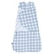 preview thumbnail 11 of 22, HALO Micro-Fleece 3.0 TOG Sleepsack Swaddle blue gingham - newborn