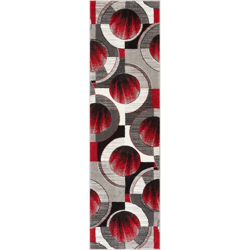 Well Woven Ruby Yolo Modern Area Rug