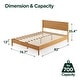 preview thumbnail 7 of 15, Priage by ZINUS Mid Century Wood Platform Bed Frame