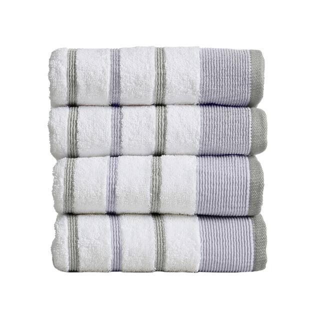 Luxurious Cotton Decorative Stripe Towel Set