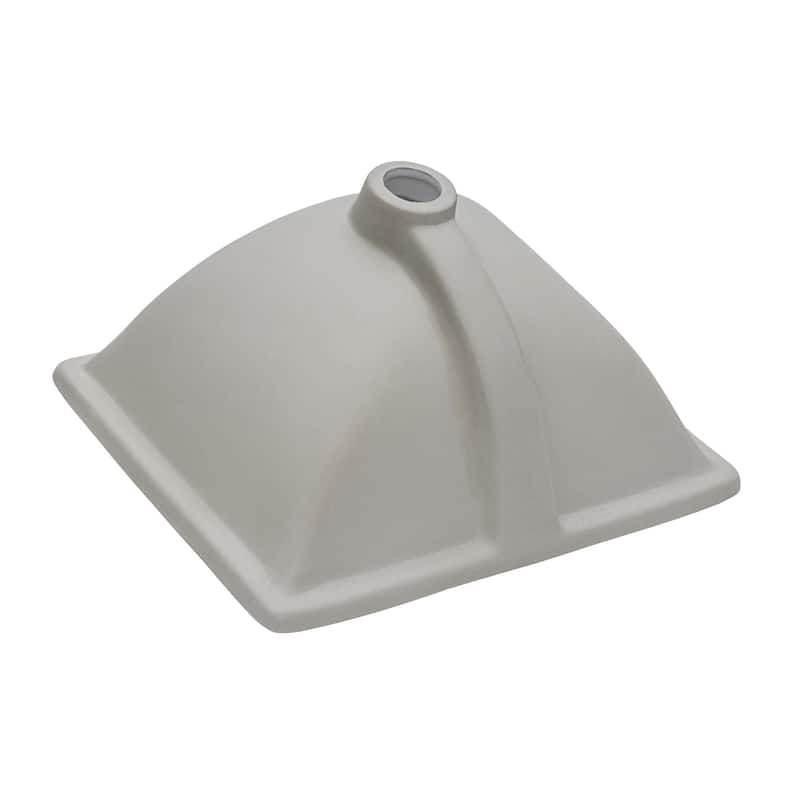Ruvati 18 x 12-3/4 inch Undermount Bathroom Sink White Rectangular Porcelain Ceramic with Overflow - RVB0720
