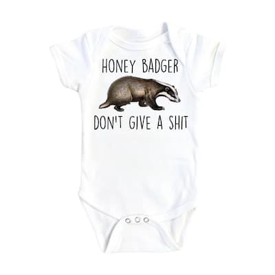 Honey Badger Care - Baby Boy Girl Clothes Infant Bodysuit Funny Cute Newborn