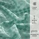 preview thumbnail 2 of 7, Urban Lifestyle Aqua Sheer Colorblock Window Panel