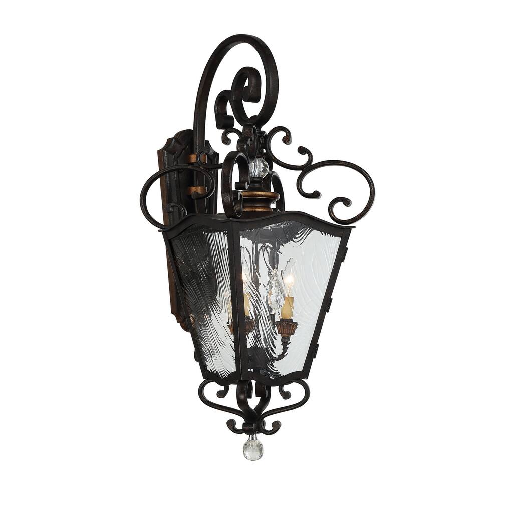 Lavery Brixton Ivy Terraza Patina 3 Light Outdoor Lantern