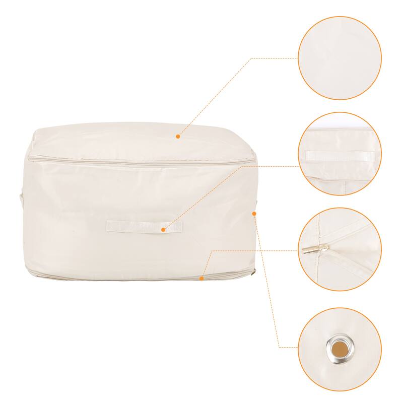 1 Pack Foldable Clothes Storage, Storage Bags, Moving Bags for Organizing Clothing, Storage Containers with Handles