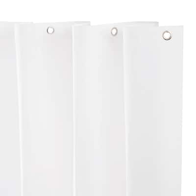 Kenney microCLEAN Antimicrobial Protection Medium Weight PEVA Shower Curtain Liner, 70" W x 72" H