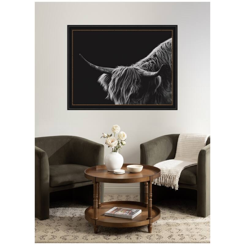 Kate and Laurel Scottish Highland No. 6 by Crystal Lynn Collins Framed Wall Art Print