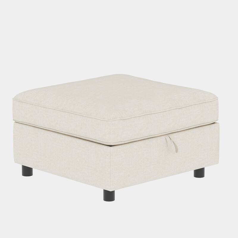 Modular Sleeper Sofa Bed Convertible U-shape Recliner wStorage Ottoman