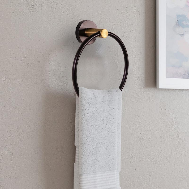 Design House 582767 Kelton 6" Wall Mounted Towel Ring