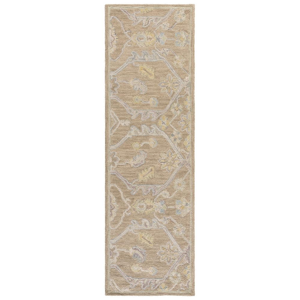 SAFAVIEH Handmade Blossom Eefke Modern Floral Wool Rug