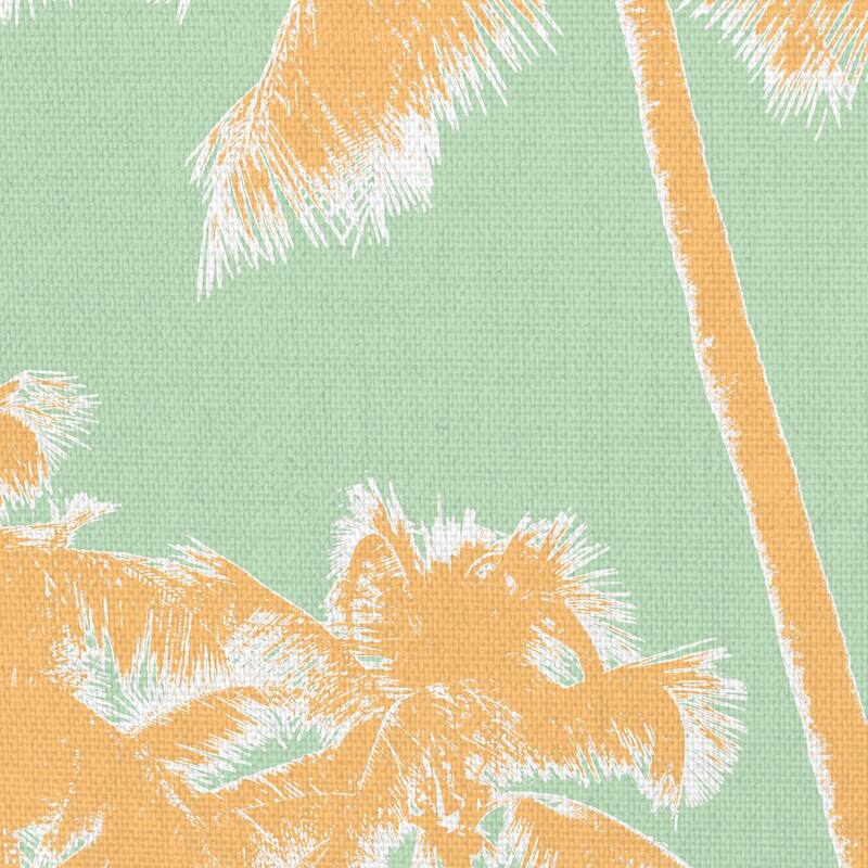 Retro Palms 1 by The Studio Canvas Art Print