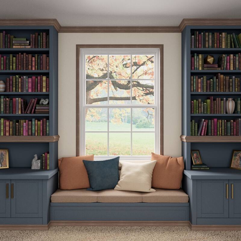 WM327: 11/16-in D x 2-1/4-in W x 96-in L Americraft Solid Hardwood Stain Grade Modern Casing Moulding