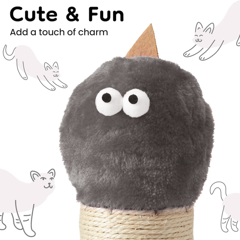 22" Monster-Shaped Cat Scratching Post