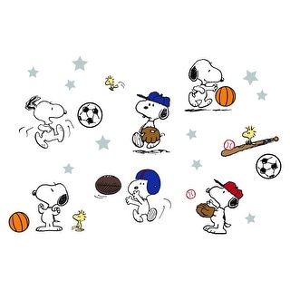 Bedtime Originals Snoopy™ Sports Baseball, Basketball, Football & Soccer Wall Decals/Appliques