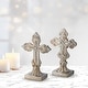 preview thumbnail 1 of 2, 8" Resin Renaissance Cross Set of 2