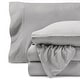 preview thumbnail 9 of 49, Bare Home Polar Fleece Deep Pocket Sheet Set Full - Light Gray