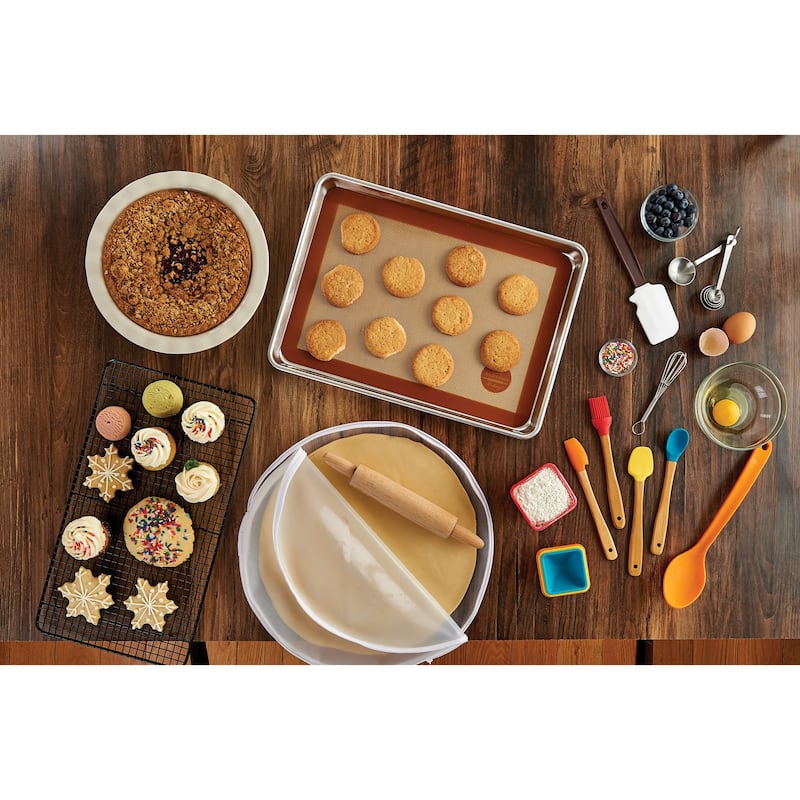 Mrs. Anderson's Baking Silicone Half-Size Baking Mat, Set of 2
