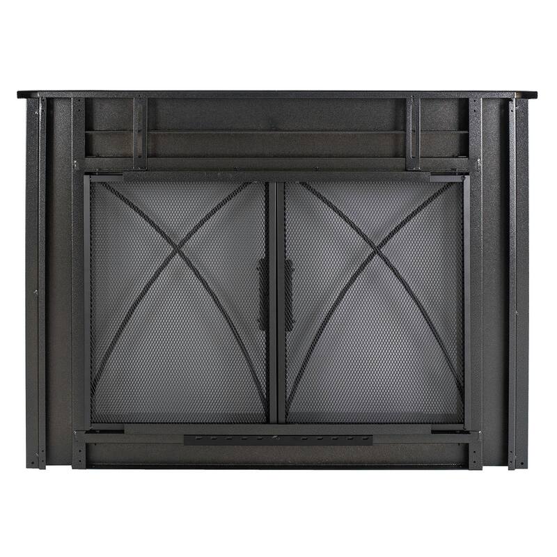 Pleasant Hearth Albus Fireplace Glass Door
