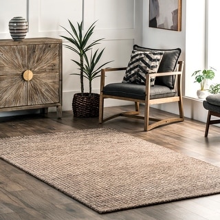 Melrose Checked Wool Area Rug