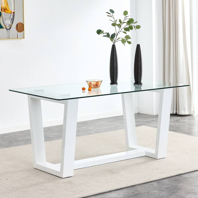 Tempered Glass Dining Table