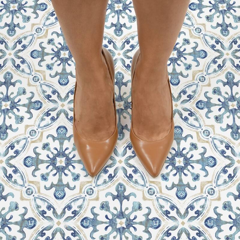 FloorPops Tuscan Peel & Stick Floor Tiles