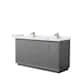 Option Dark Gray, Bronze Trim, White Cultured Marble Top