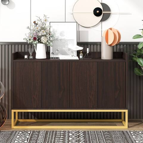 Modern Sideboard Elegant Buffet Cabinet with Large Storage Space