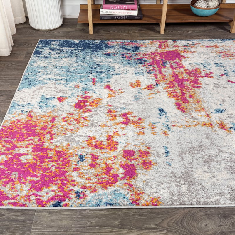 JONATHAN Y Petalo Modern Abstract Area Rug