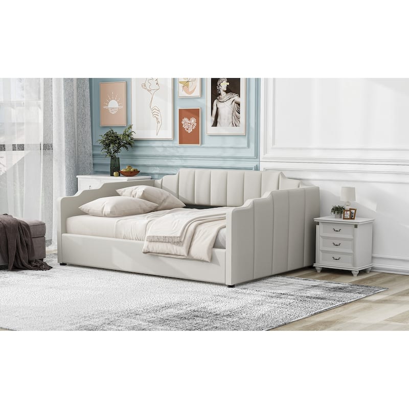 Upholstered Daybed with Underneath Storage