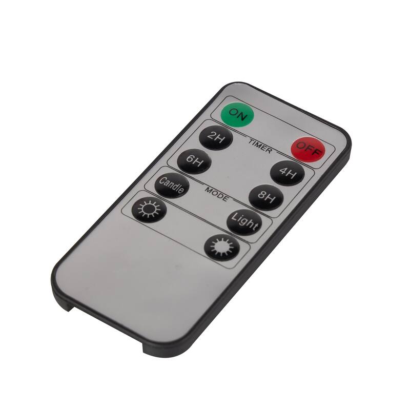 Wax Indoor Outdoor Flameless Candle with Remote Control (Set of 6)