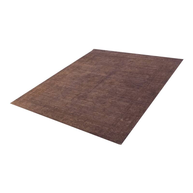ECARPETGALLERY Hand-knotted Vibrance Grey Wool Rug - 8'0 x 9'5