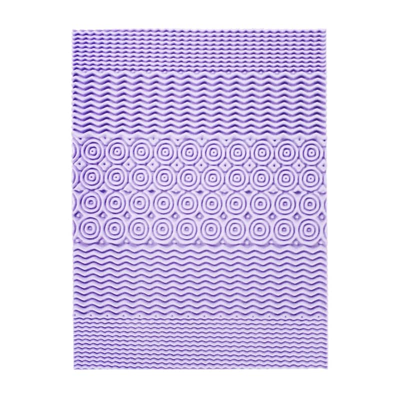 1.5 Inch 5-Zone Memory Foam Mattress Topper with Lavender Infusion