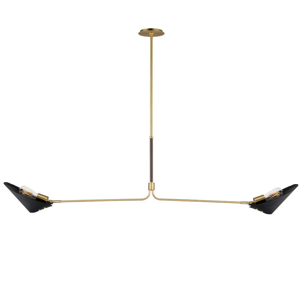 Studio M SM81802 Cavalier 2 Light 60" Wide LED Linear Chandelier by
