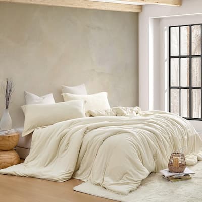 Love Thick® - So Smooth Coma Inducer Oversized Comforter Set - Custard Cream