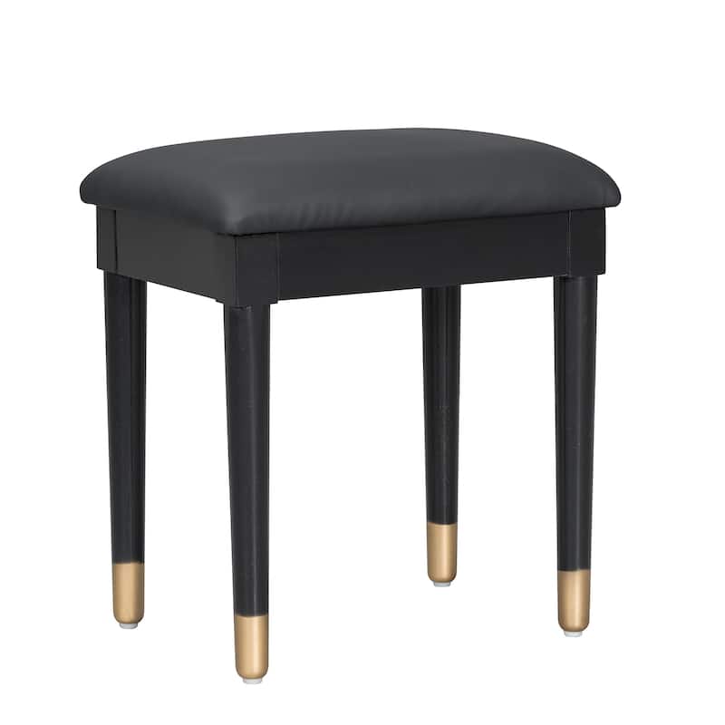 Makeup Vanity Desk with Charging Port, Compact Dressing Table with Drawers, Cabinet and Stool