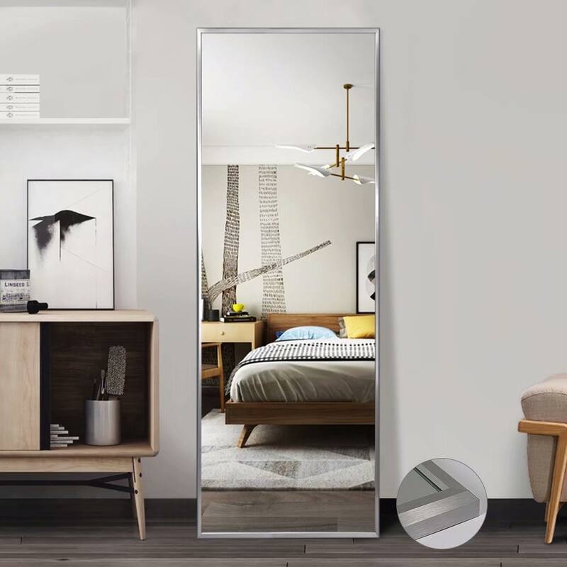 Carson Carrington Salmijarvi Wide Frame Full Length Floor Mirror
