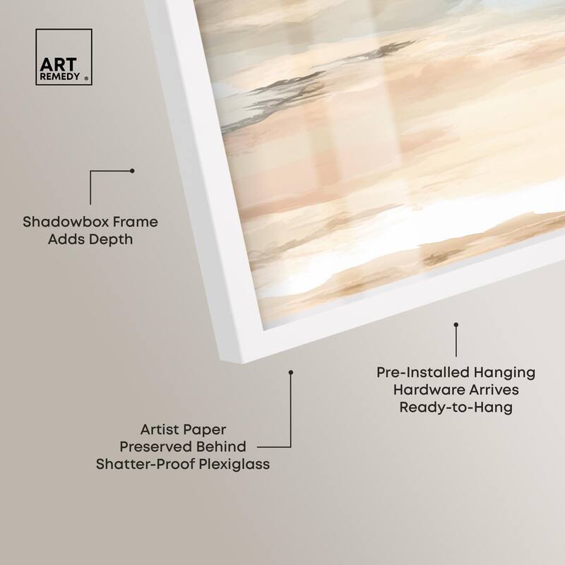 Roseate Skyfall I Shadowbox by Art Remedy