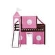 preview thumbnail 87 of 117, JACKPOT Prince & Princess Low Loft Twin Bed, Ladder Slide Tent & Tower