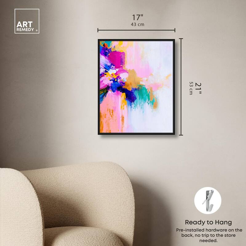 Contrast of Purity III Canvas by Art Remedy