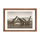 preview thumbnail 5 of 18, iCanvas "Gathering Giraffes" by Klaus Tiedge Walnut - 16x24x1