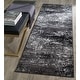 preview thumbnail 64 of 106, SAFAVIEH Adirondack Brynn Modern Abstract Rug 2'6" x 10' Runner - Silver/Black