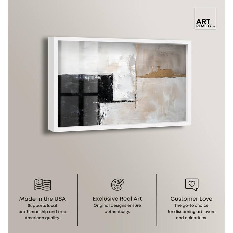 Black Dust and White Ash II Shadowbox by Art Remedy